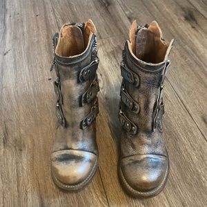 Freebird by Steven Distressed Leather Ankle Boot,  Size 7